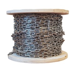 Цепь нержавеющая короткозвенная горячеоцинкованная A4 4х16х16 мм DIN 766