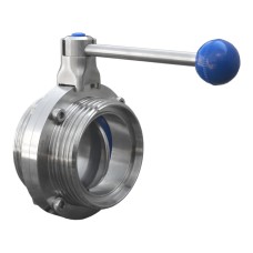 Затвор нержавеющий дисковый поворотный запорный приварной 12Х18Н9ТЛ ДУ 1000 Ру 16 Арма-Пром